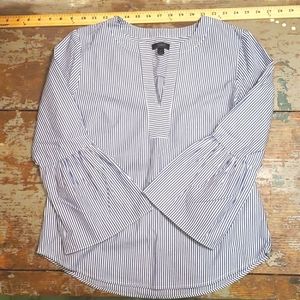 Jcrew sz4 sailor bell sleeve blouse